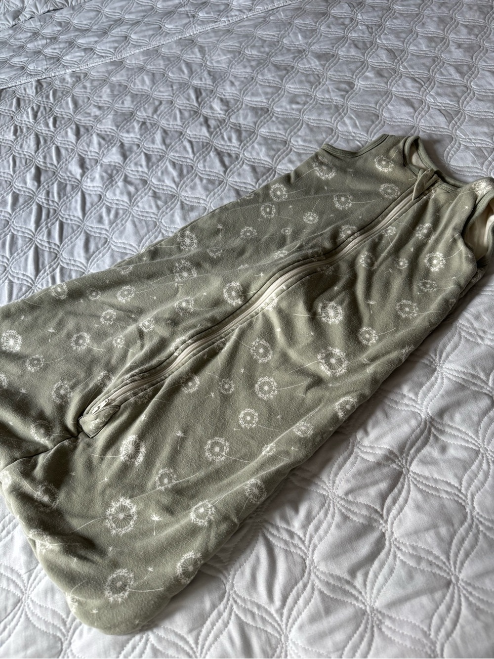 Owlivia Olive and Cream Baby Sleep Sack